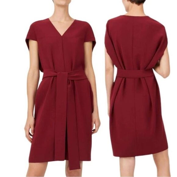 Club Monaco Vanellie Dress in Burgundy 4 - Picture 1 of 8